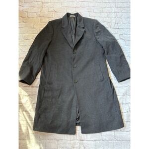 Men's MICHAEL KORS 46L Wool Cashmere Overcoat Coat‎ Jacket Long